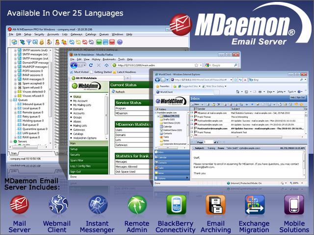 MDaemon Email Server for Windows Screenshot
